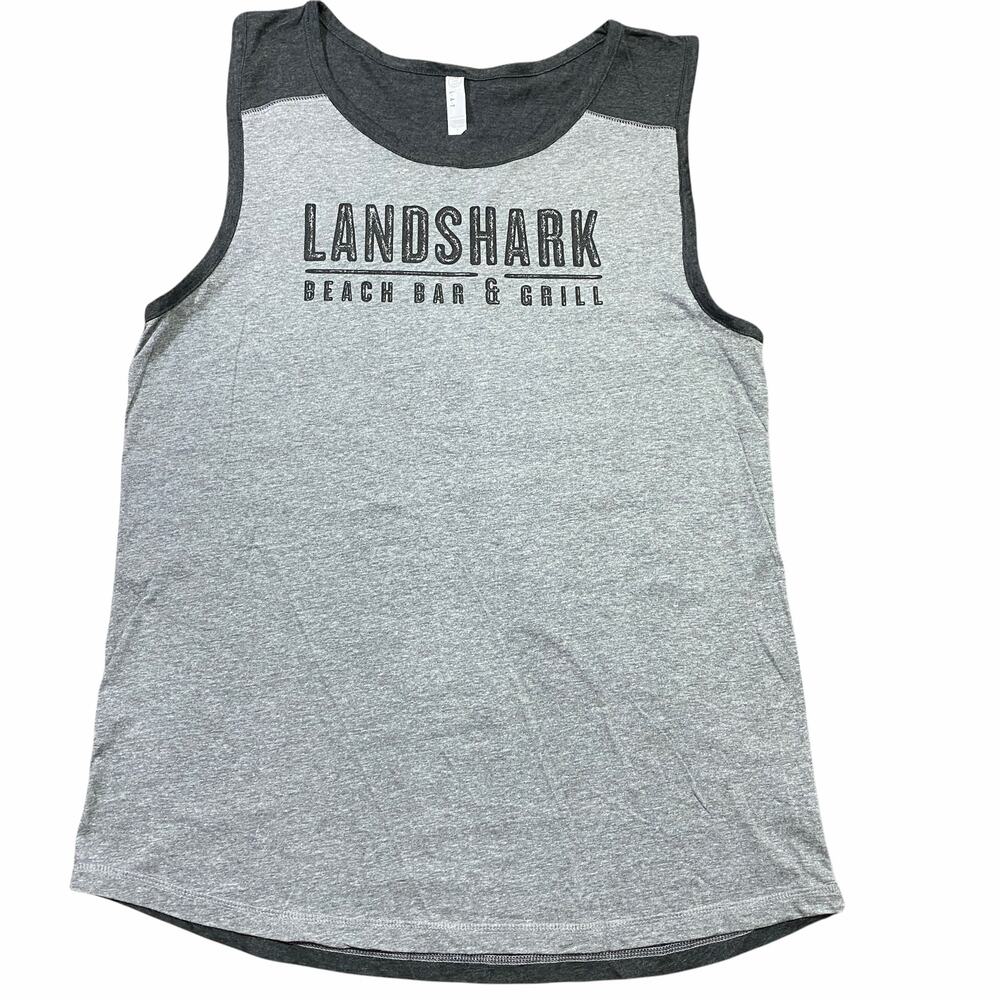 LAT Men Landshark Beach Bar & Grill Contrast Tank Top Size Large
